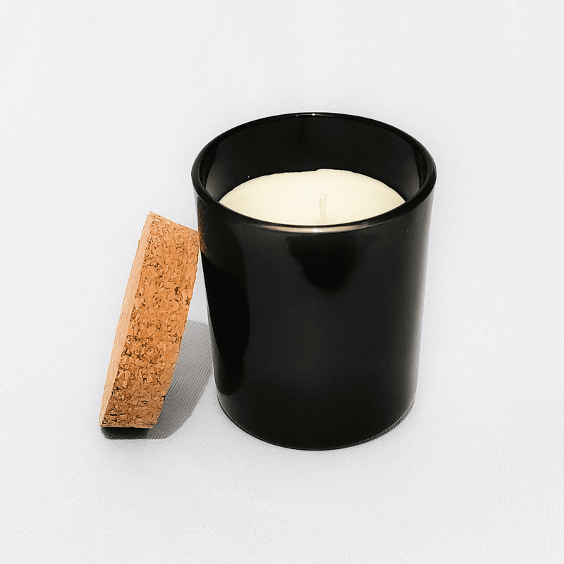 Aromatic Rose and Oud Soy Wax Black Jar Candle