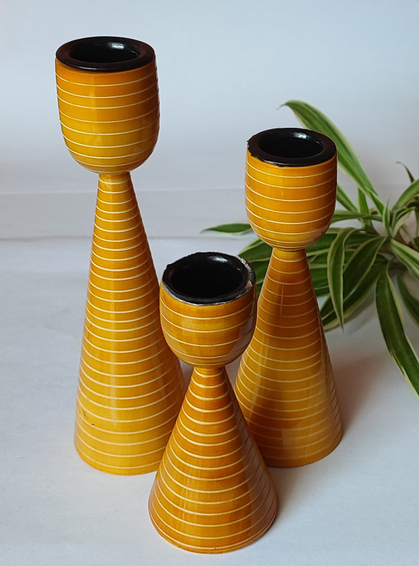 Tulip Candle Stands (set Of 3)