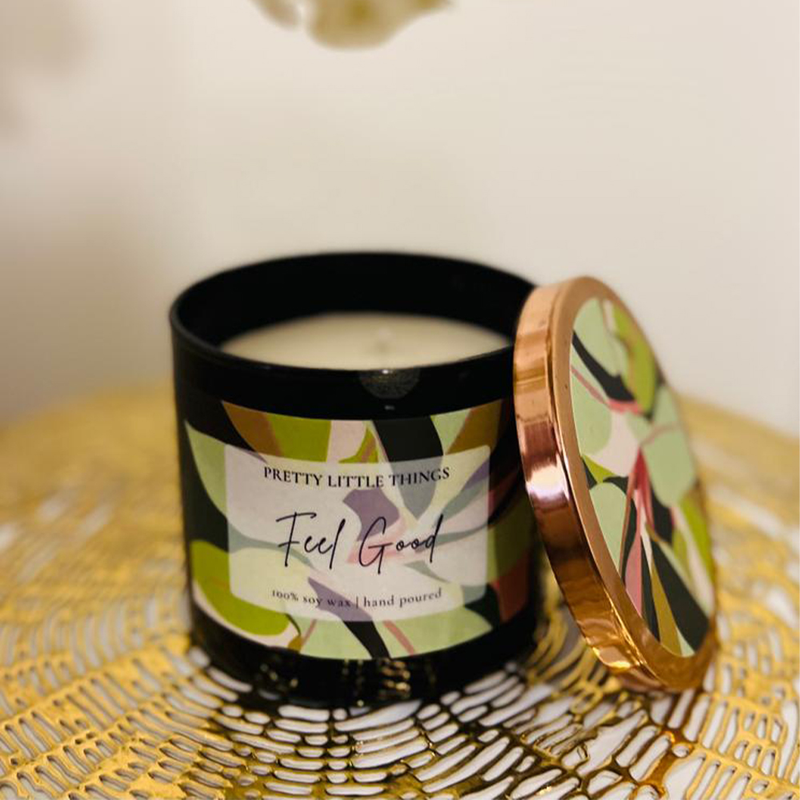 FEEL GOOD BLACK TRIPLE WICK CANDLE